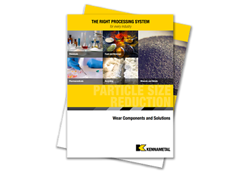 Wear Components and Solutions: Particle Size Reduction Brochure Cover