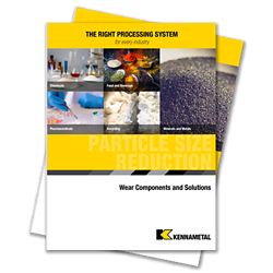 Wear Components and Solutions: Particle Size Reduction Brochure Cover