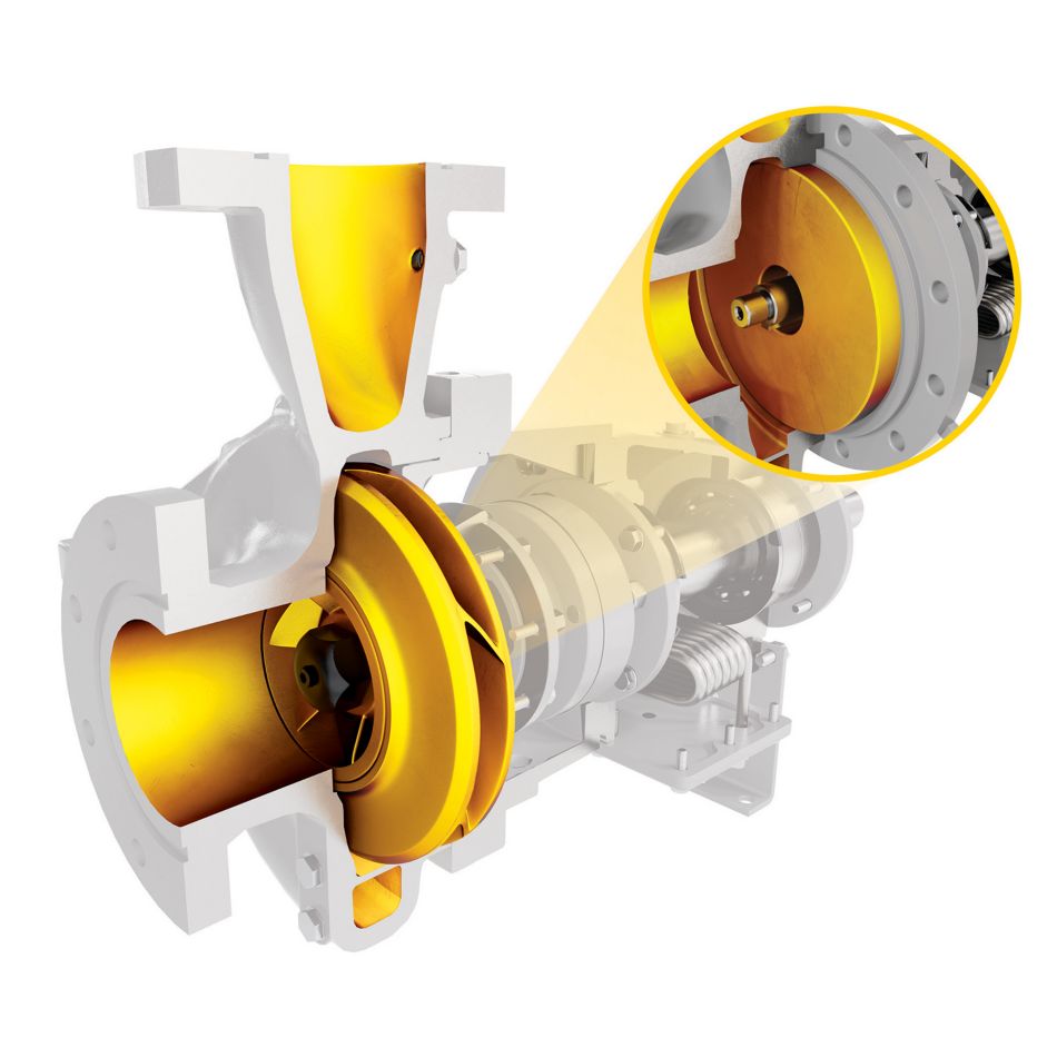 Petrochemical and Refining Solution: Pump with Conforma Clad