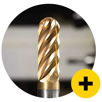 Kennametal HARVI III Aerospace in grade KCSM15A