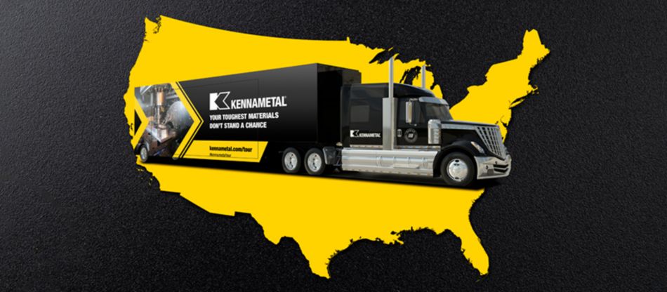 Kennametal Road Show Truck USA Feature Banner