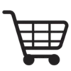 Shopping Cart Icon (Black)