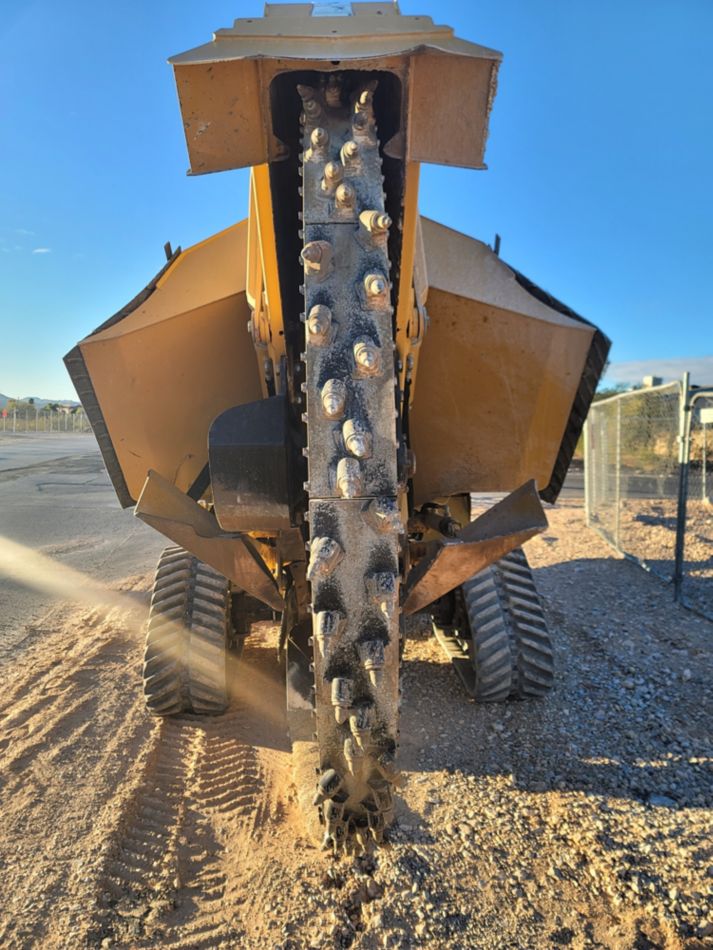 Small Wheel Trencher with Kennametal SM06 Teeth