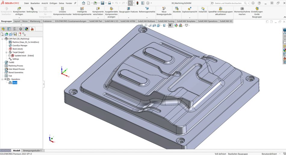 SolidCAM - Open Tool Kit from CAM Manager