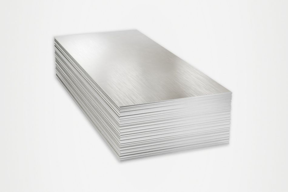 Stack of steel sheets