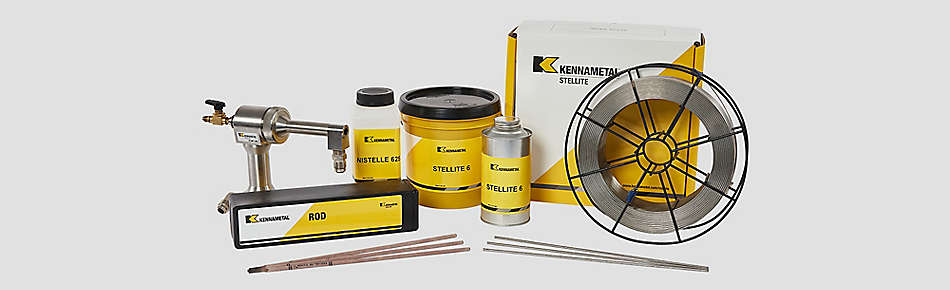 Stellite Alloys, Rods, Electrodes, Wire Spool, and Jet Kote 3000 Banner