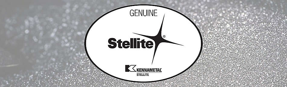 Stellite Label on Powder Background Banner
