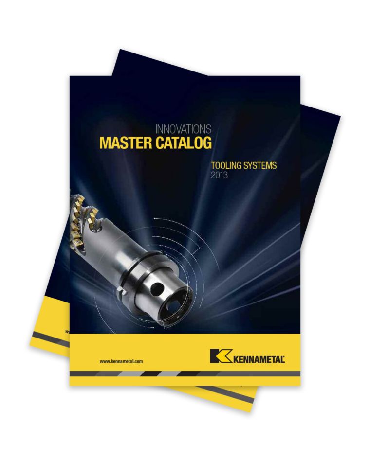 Kennametal 2013 Tooling Systems Master Catalog Cover