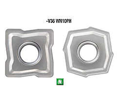 Top Cut 4 V36 WN10PH Inserts with Material Icon (N)