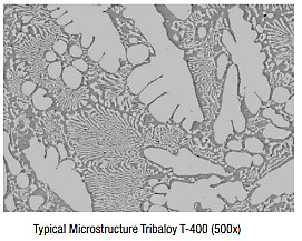 Typical Microstructure Tribaloy T-400 (500x)