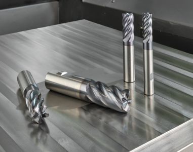 Group of Four WCE5 End Mills