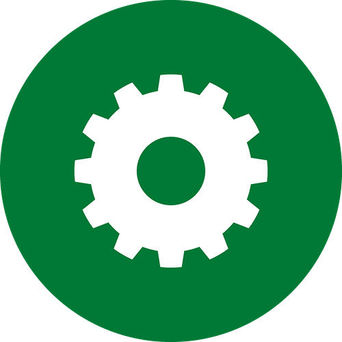 WIDIA General Engineering gears in triangle icon