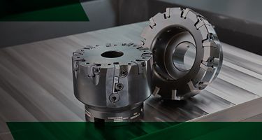 Two WIDIA M8090 Series Indexable Mills