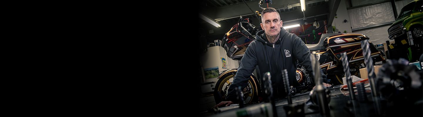 Carey Hart of Hart Luck with WIDIA Tooling in the Foreground